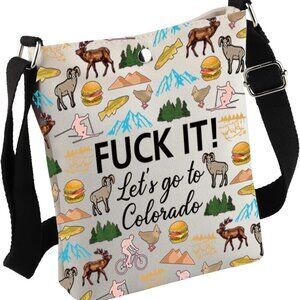 Colorado Crossbody Bag Womens Gift Travel Waterproof Durable Lightweight